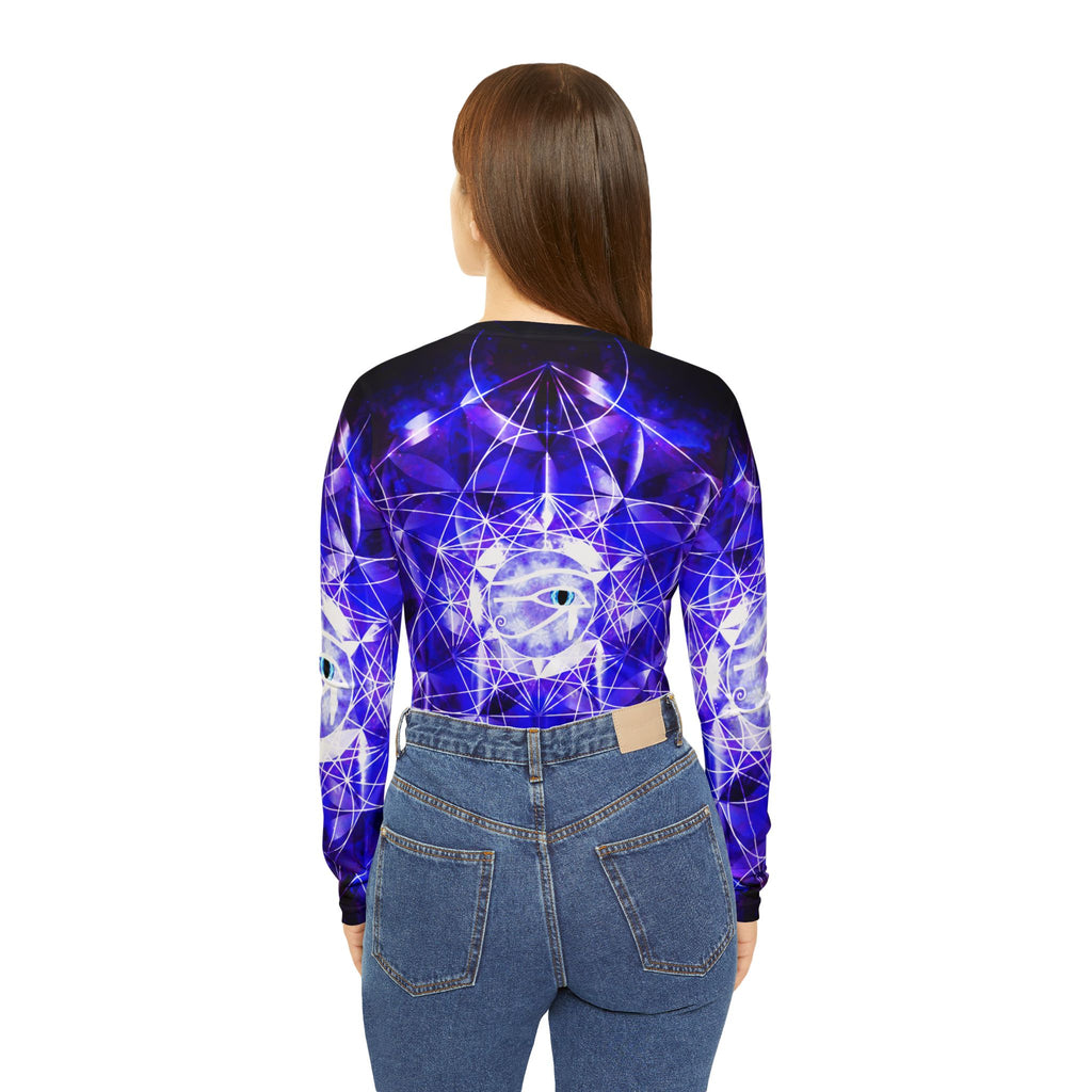 Ajna Illumination Meditations Long Sleeve V-neck Shirt