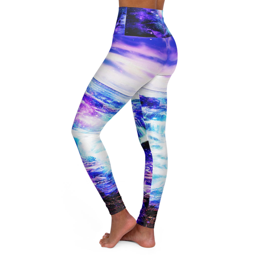 Mystic Majical Sea Dreams High Waisted Yoga Leggings