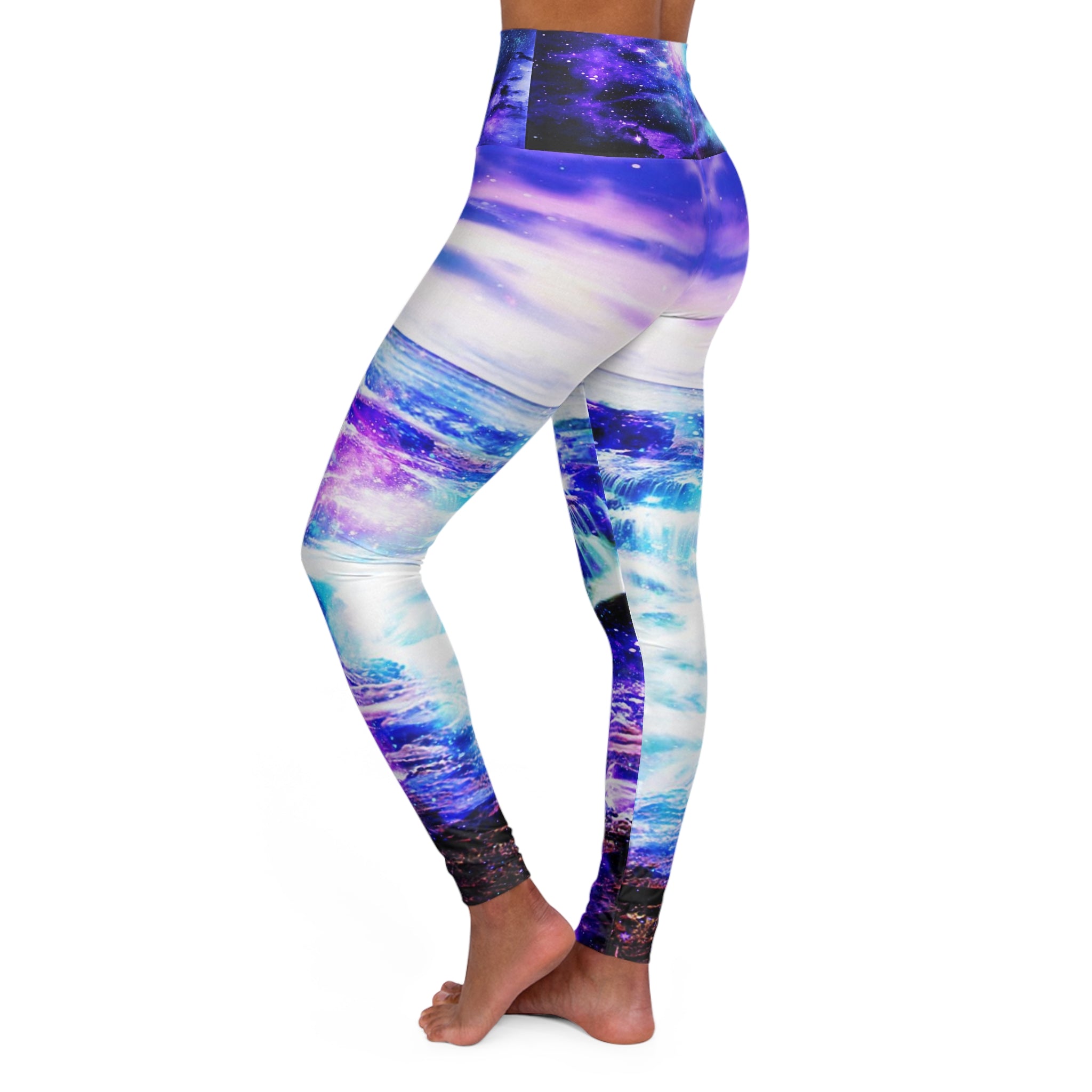 Mystic Majical Sea Dreams High Waisted Yoga Leggings