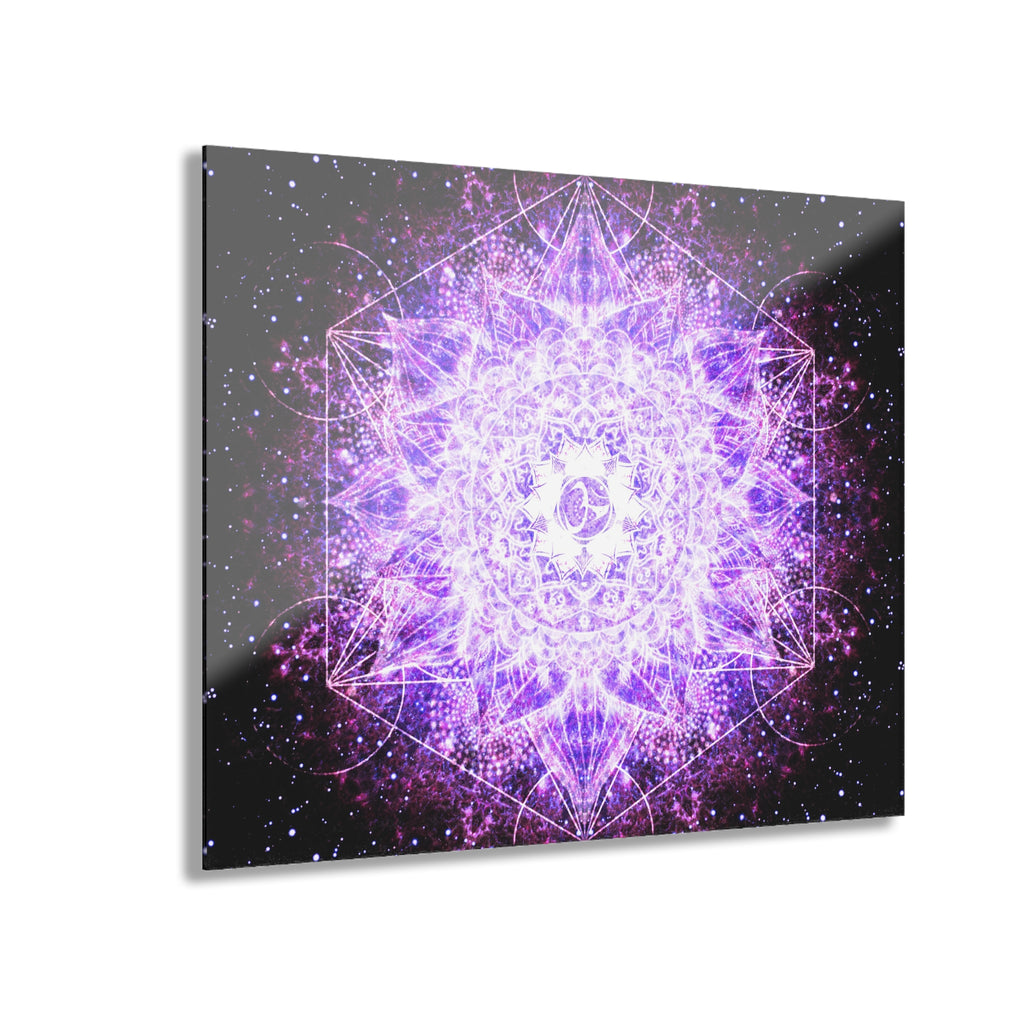 Sahasrara Meditations Acrylic Print (French Cleat Hanging)