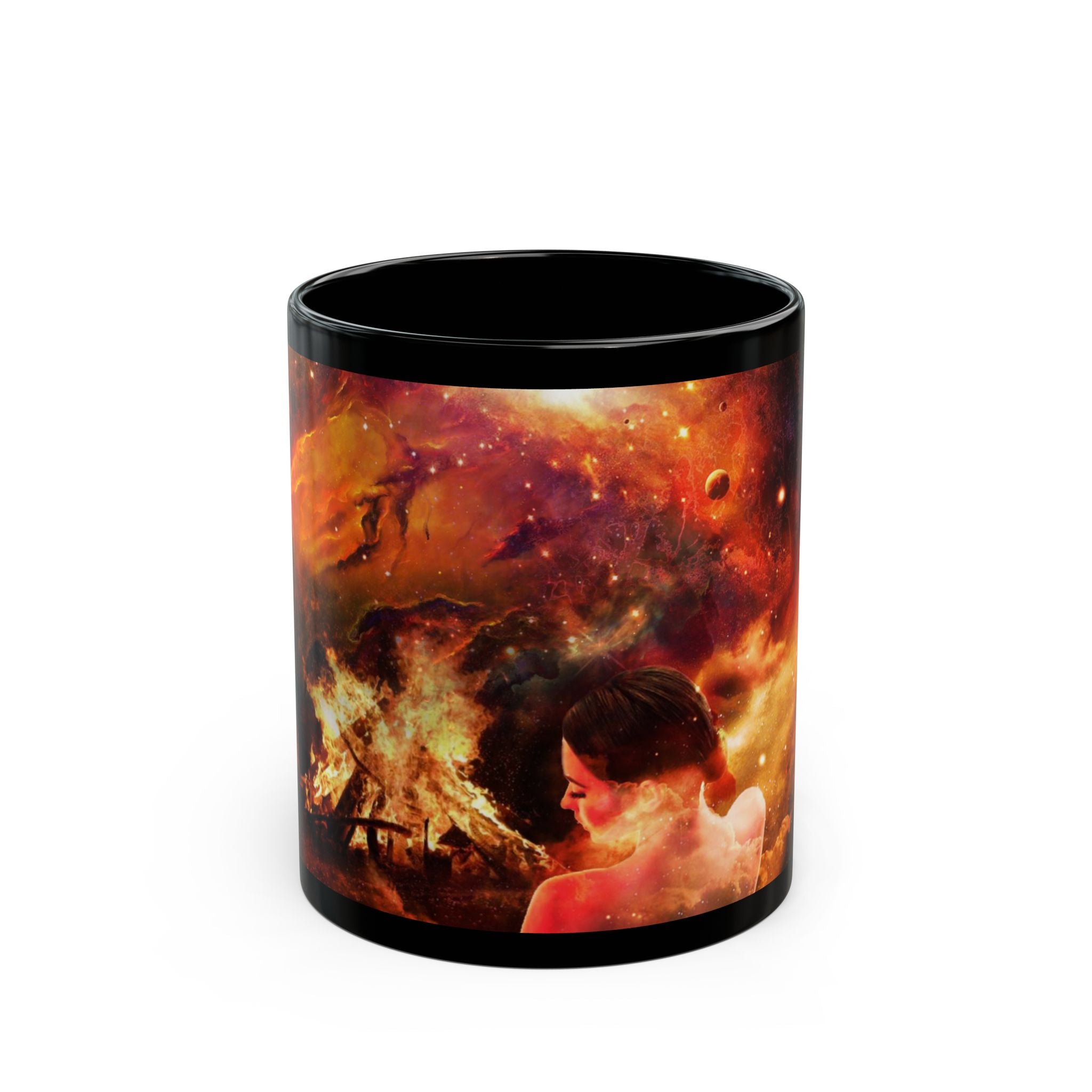 Samhain Magical Night Dreams Black Mug