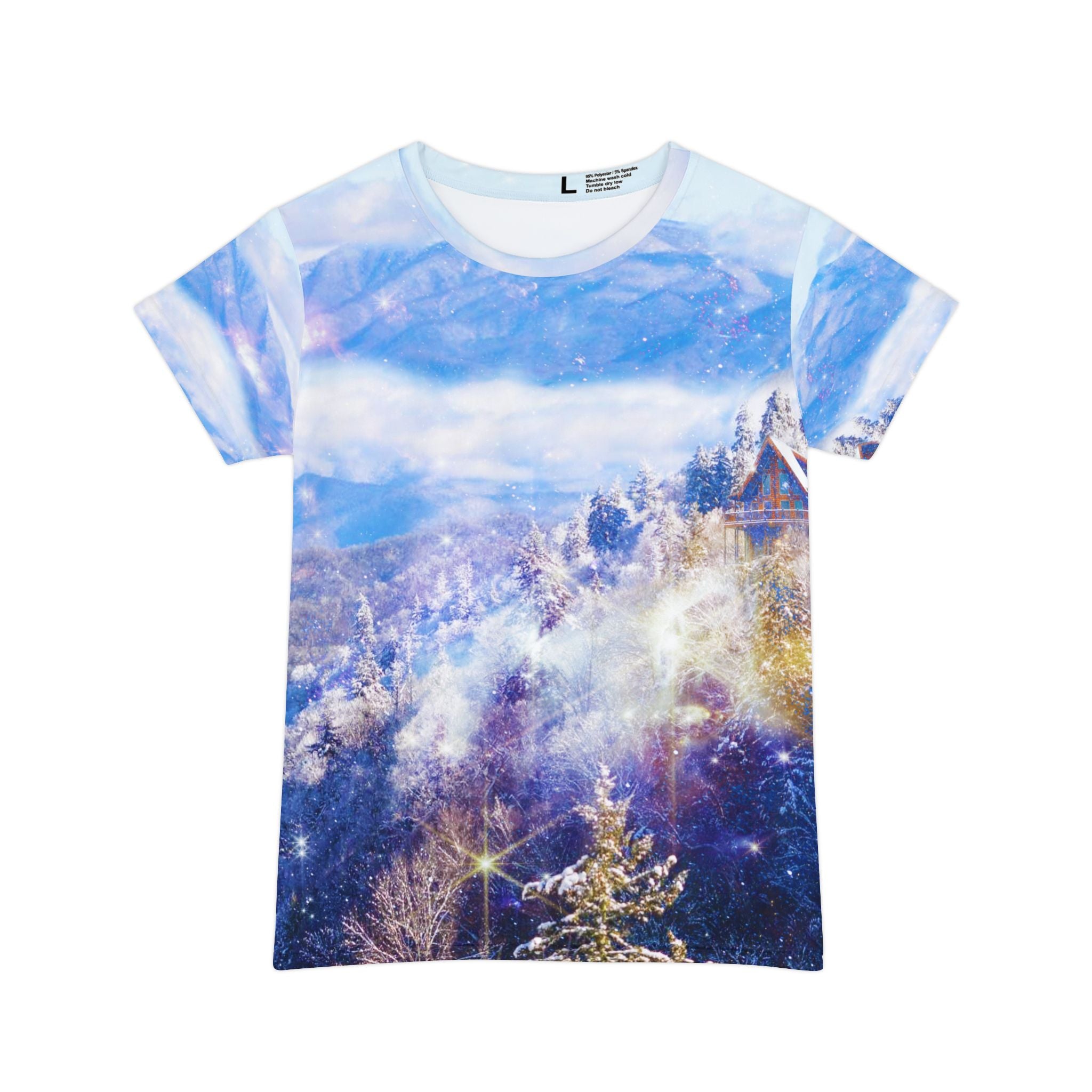 Lighted String Matanuska Dreams Women's Short Sleeve Shirt