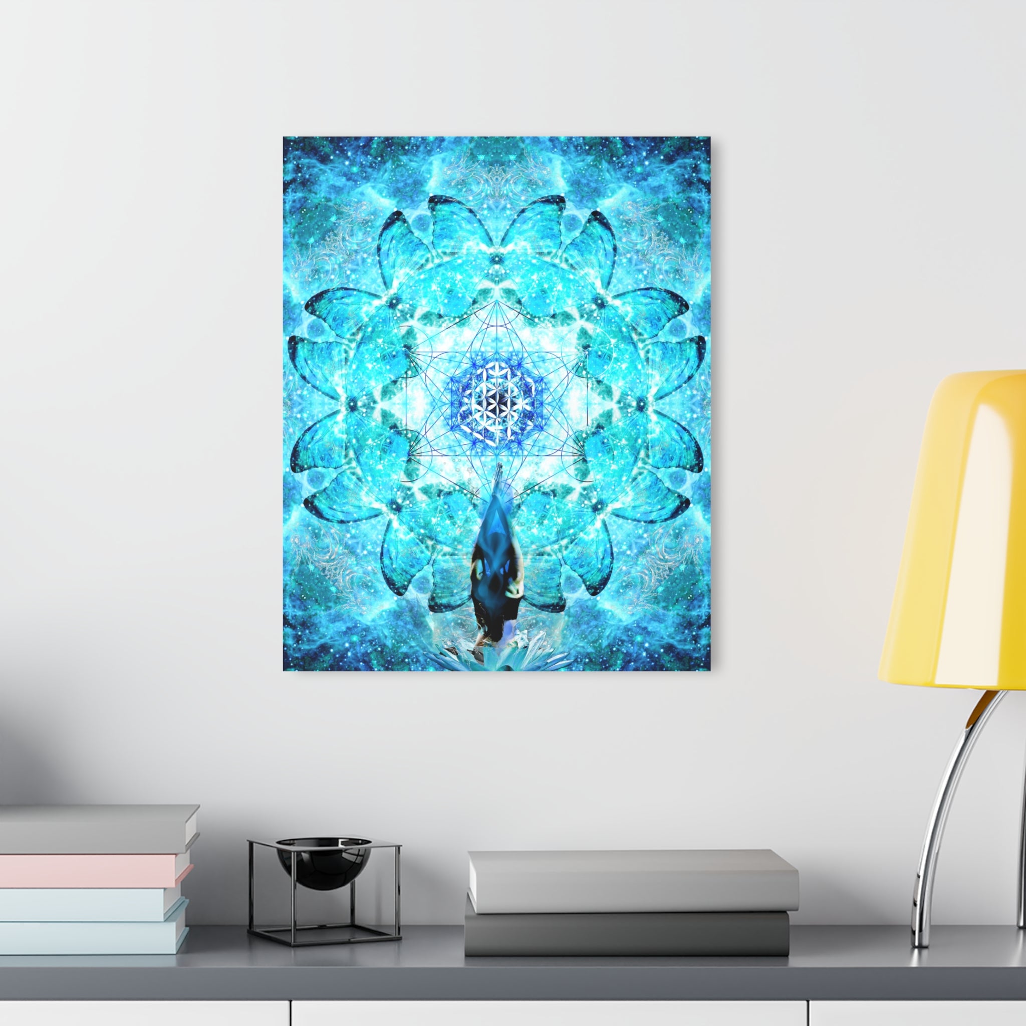 Amen Jin's all the White Horses Desires Metamorphosis Meditations (French Cleat Hanging)