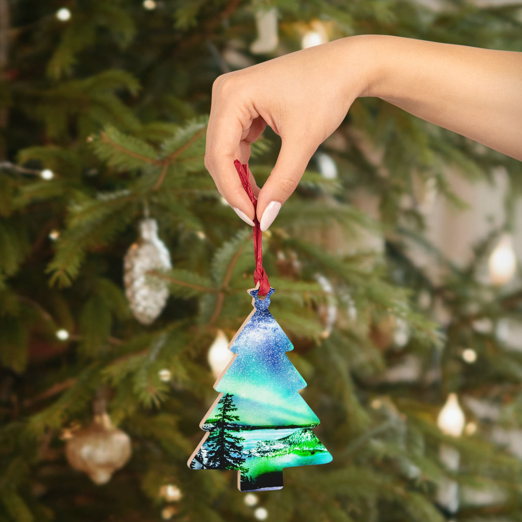 Katerina's Noel Yule Night Dreams Wooden Ornaments