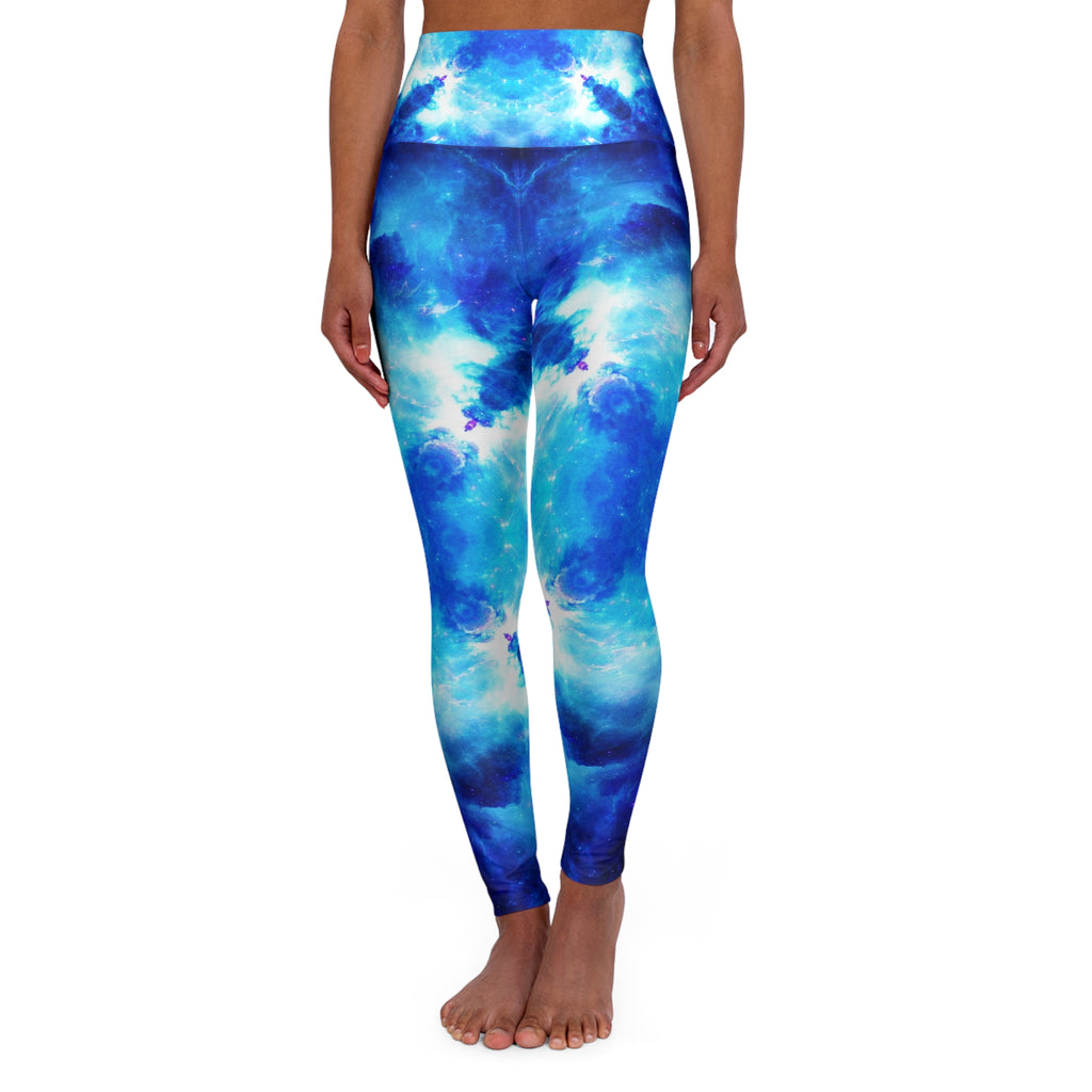 Amen Jin's Mandala of Dragon Fire Desires High Waisted Yoga Leggings
