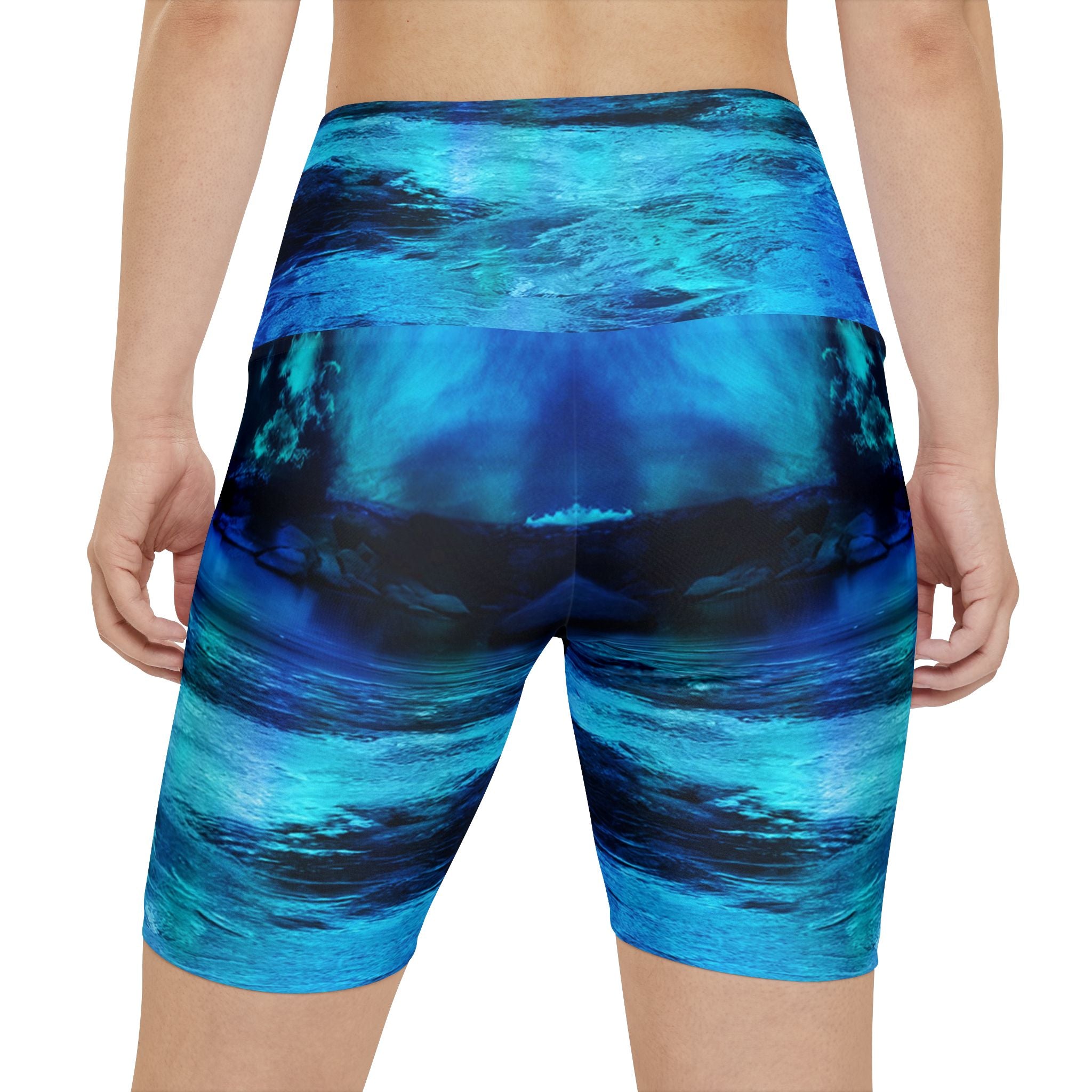 Dancing Lights Dreams Women's Workout Shorts