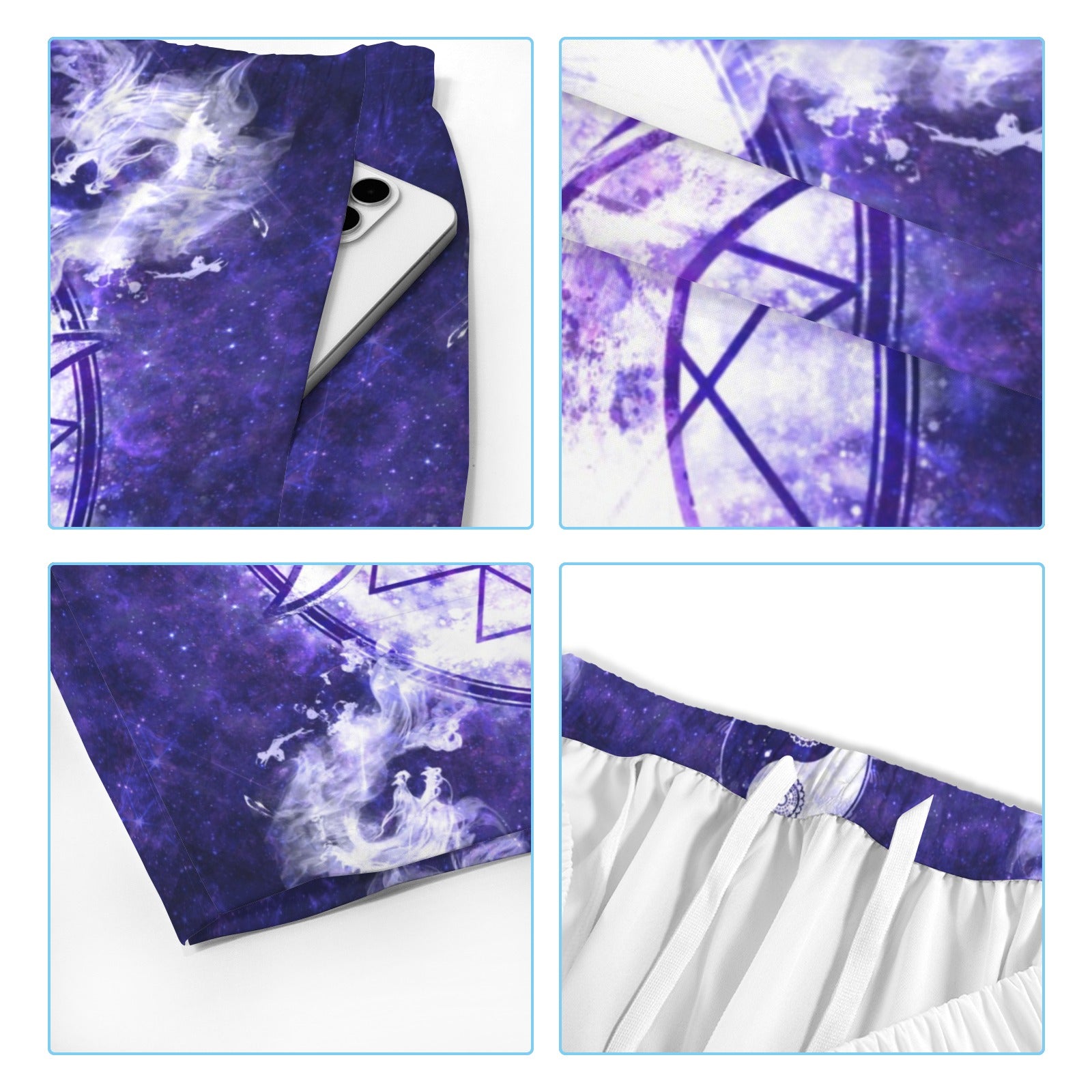 Katerina's Dragon's Eye Magickal Awakening Meditations Men's All Over Print Beach Shorts (Sets 26) | Ships from USA