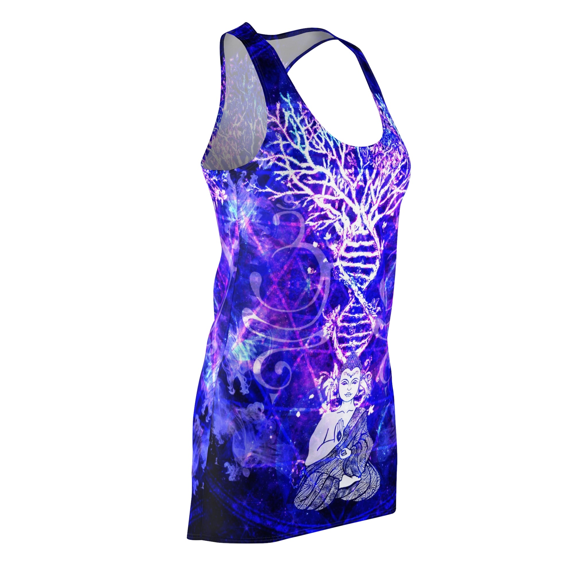 Katerina's Dragon's Eye Buddha Meditations Women's Racerback Dress