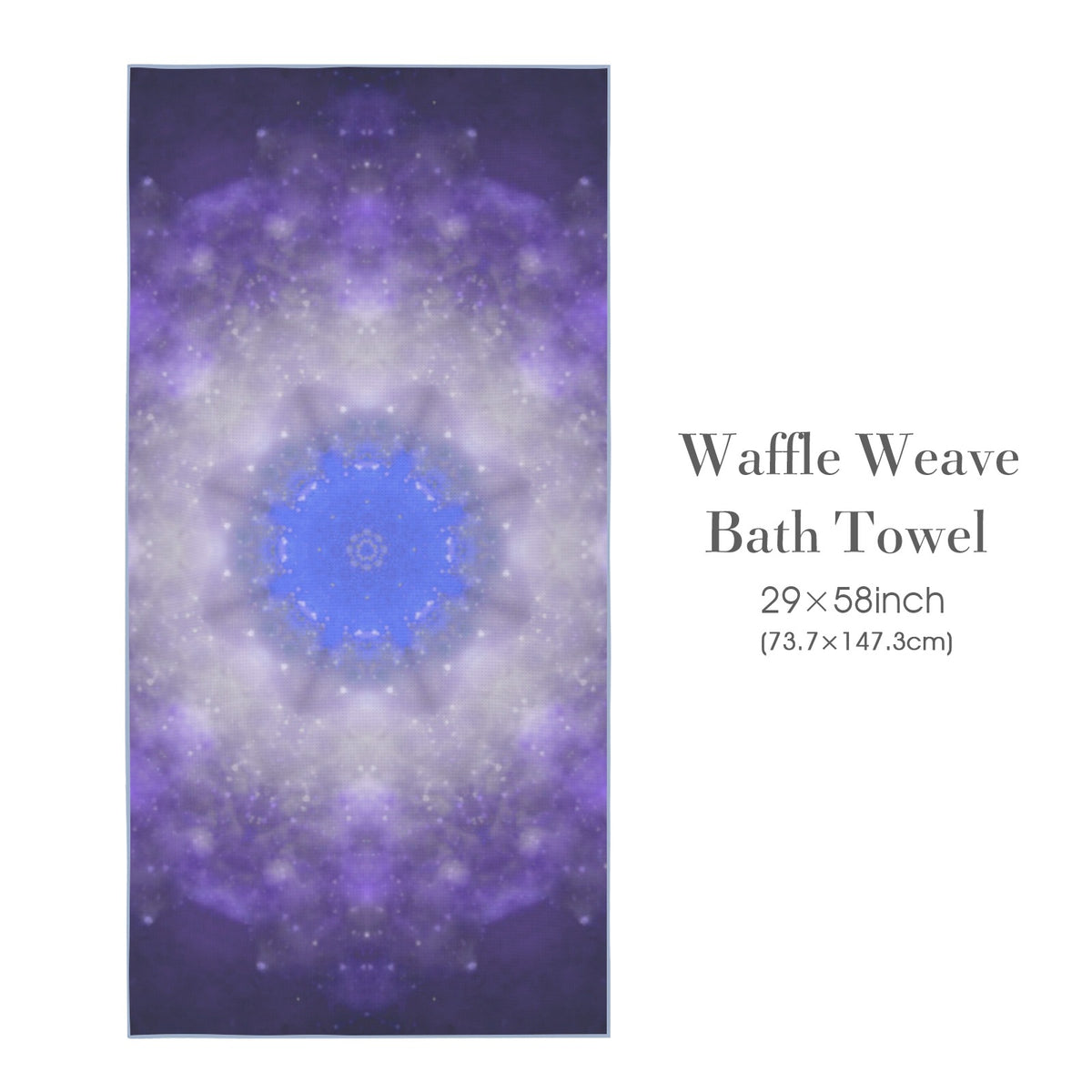 Katerina's We Will Go Home Desires Waffle Weave Bath Towel 29" x 58" | Ships from USA