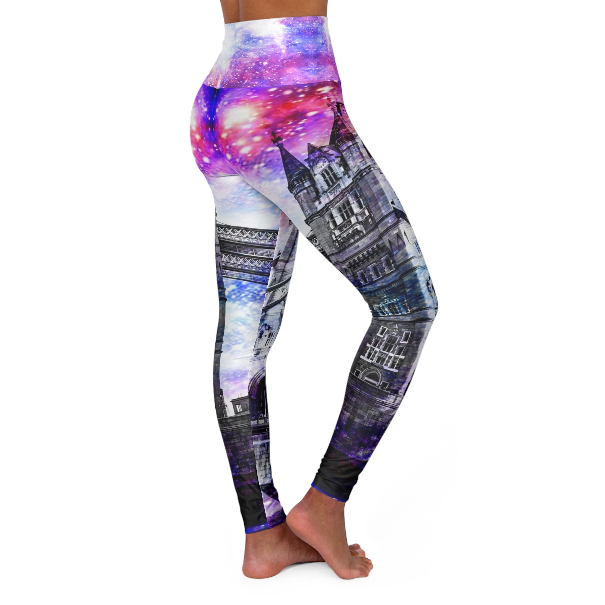 Rainbow Universe London Dreams High Waisted Yoga Leggings