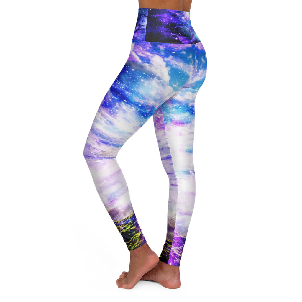 Mystic Dancing Sea Dreams High Waisted Yoga Leggings