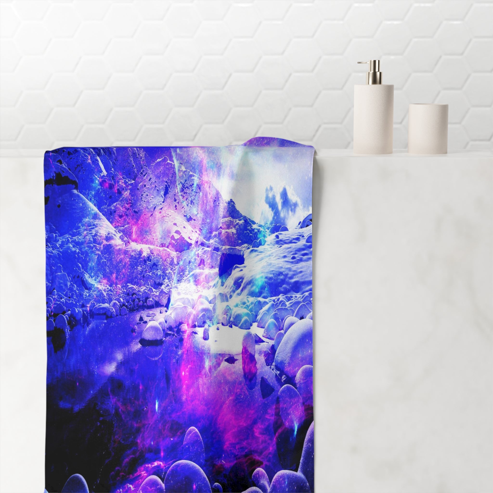 Amethyst Yule Night Dreams Mink-Cotton Towel