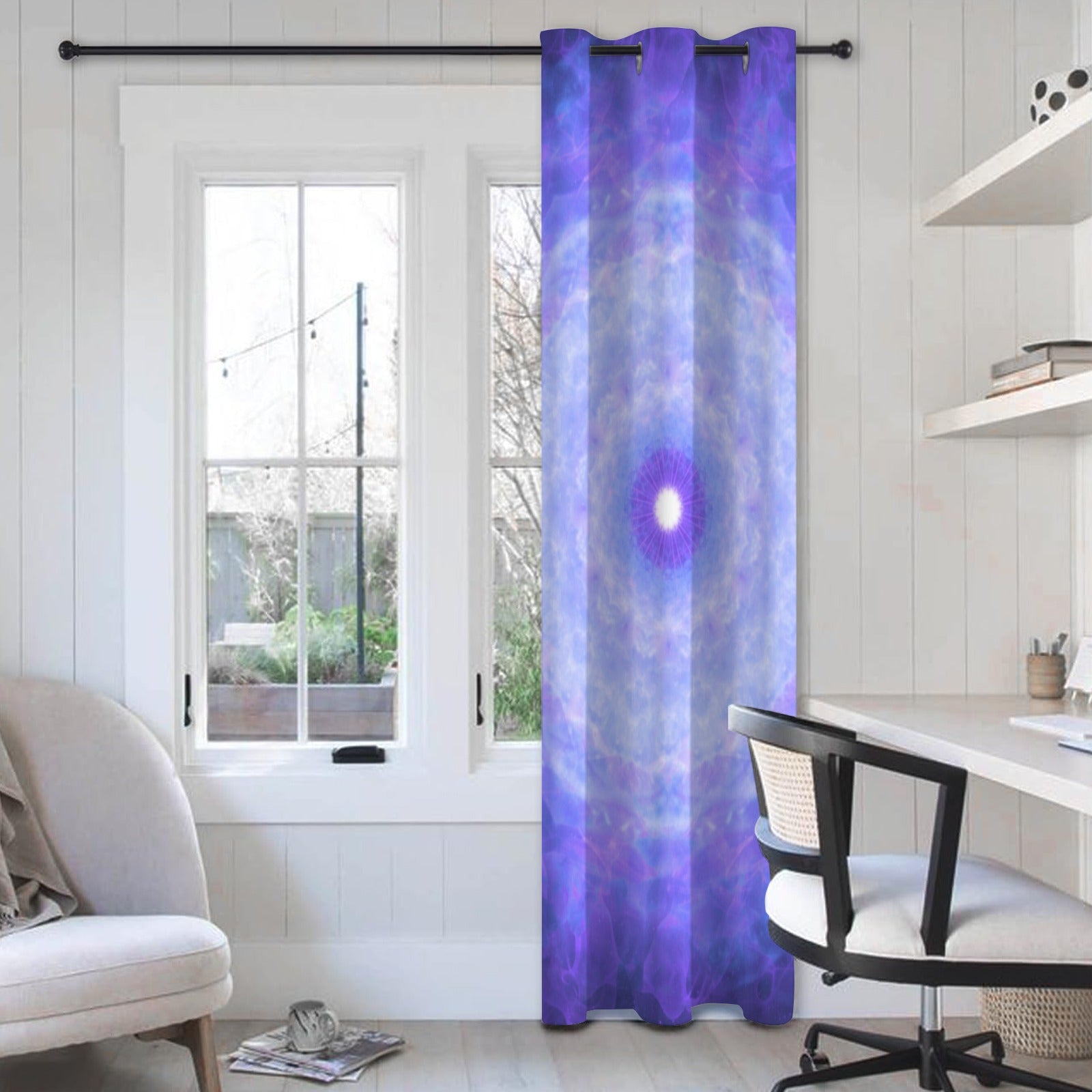 Katerina's Dragon Heart Desires Grommet Curtain 42" x 84" ( 1 Piece ) | Ships from USA
