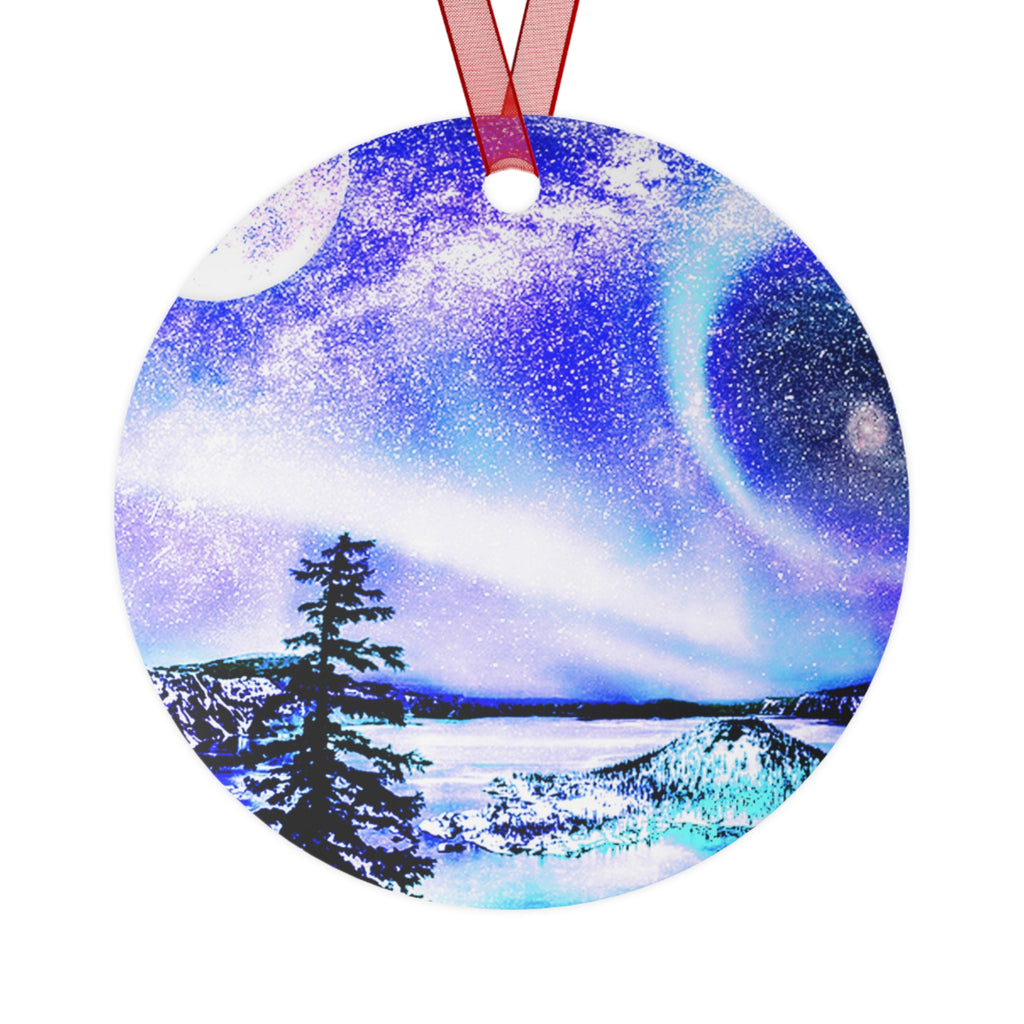 Katerina's Lolite Noel Yule Night Dreams Metal Ornaments