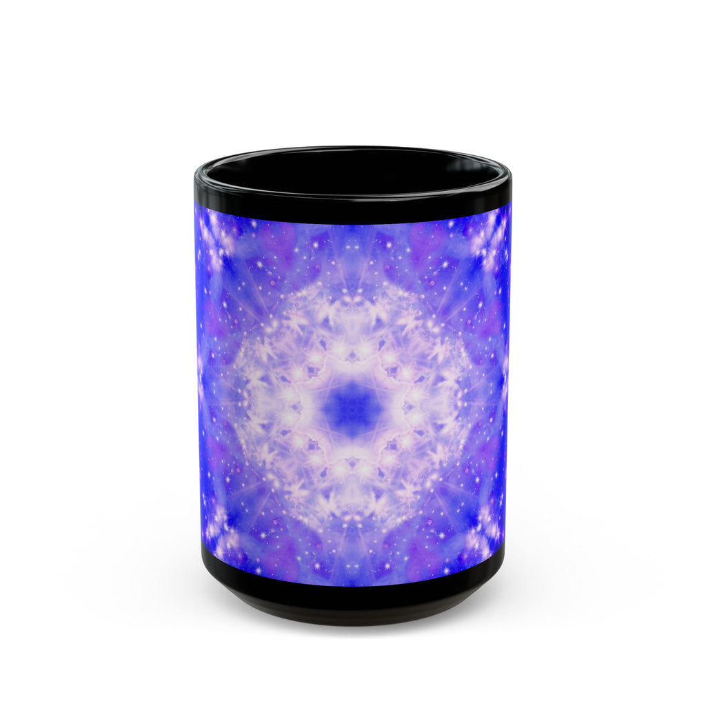 Katerina's Psyche Desires Black Mug, 15oz