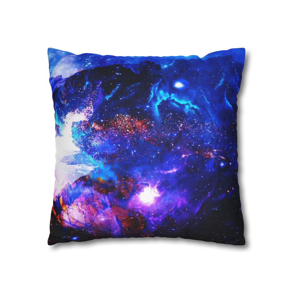 Ad Amoreum Amisi Somewhere on the Indian Ocean Dreams Spun Square Pillow Case