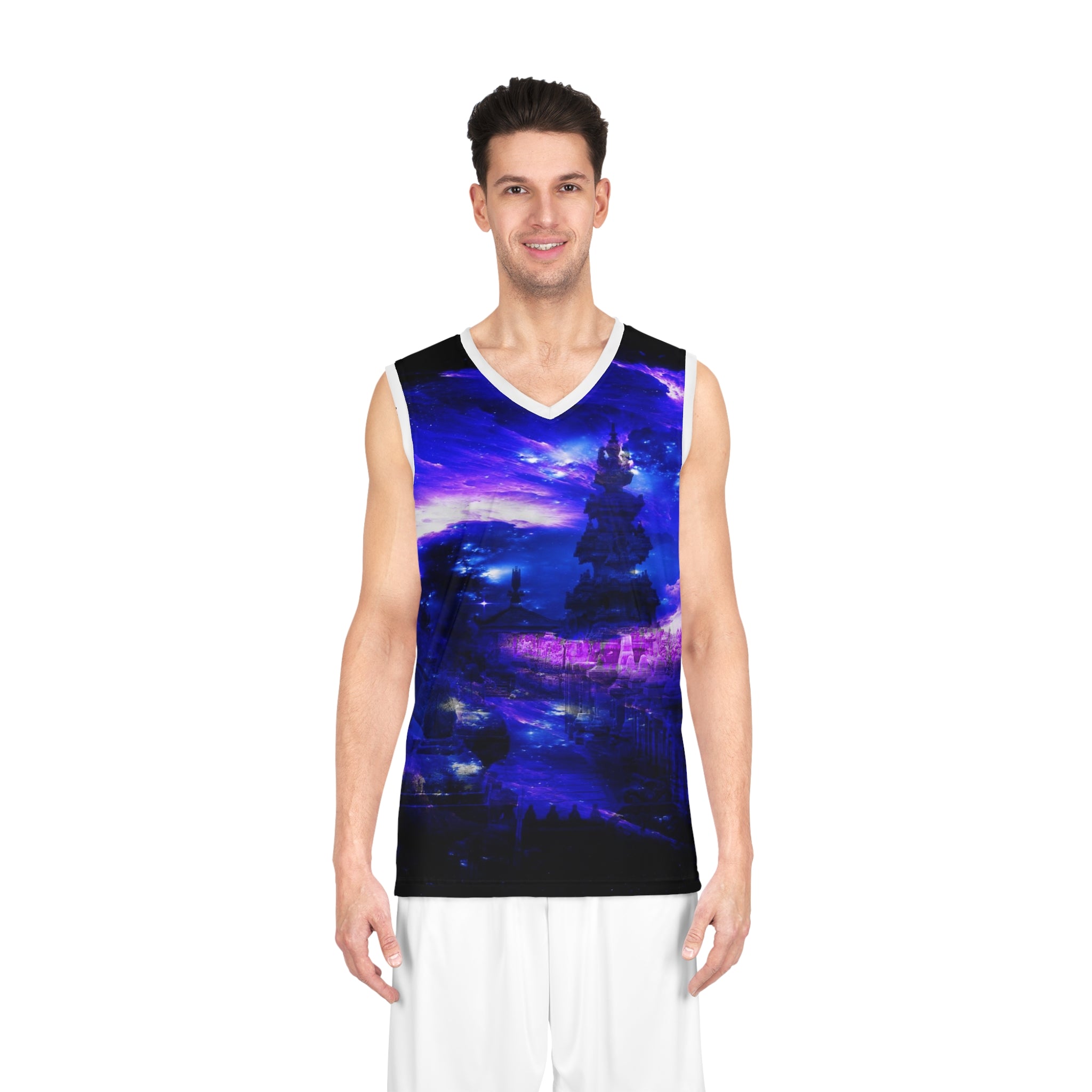 Amethyst Sapphire Balinese Dreams Basketball Jersey