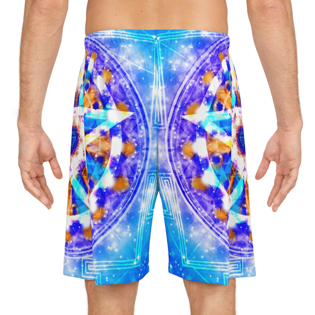 Katerina's Howl's Tomorrow Girl Beltane Meditations Basketball Shorts