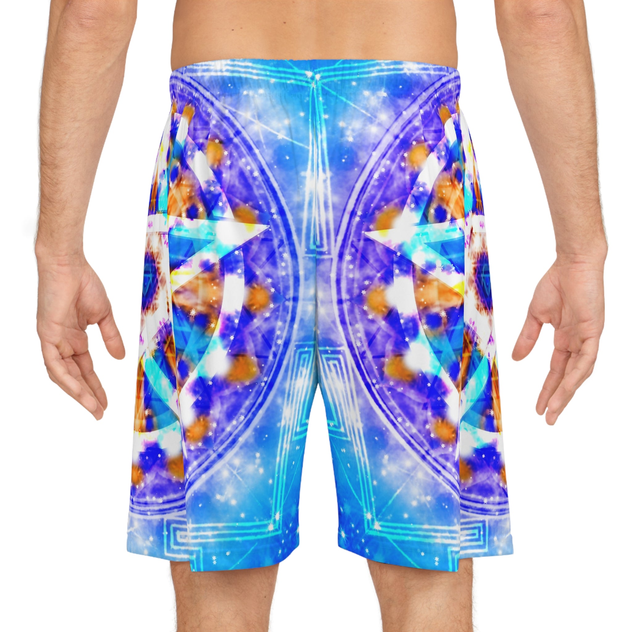 Katerina's Howl's Tomorrow Girl Beltane Meditations Basketball Shorts