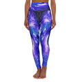 Amethyst Sapphire Koi Dreams High Waisted Yoga Leggings