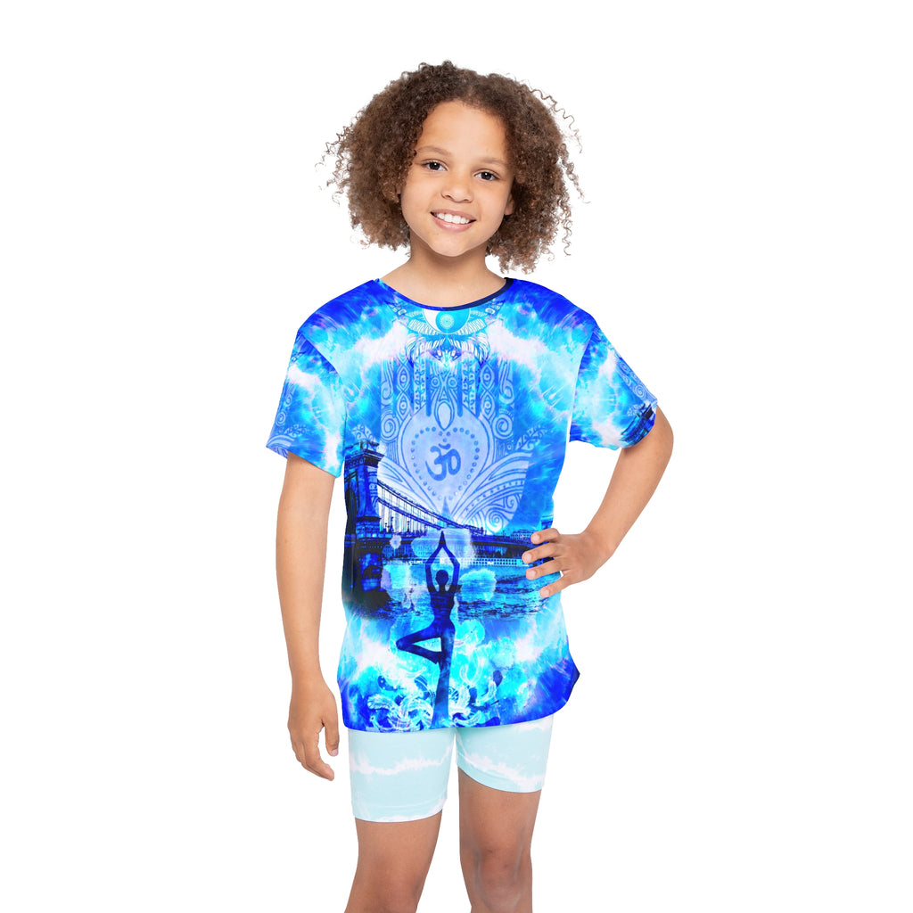 Amen Jin's Blue Sun Budapest Meditations Kids Sports Jersey