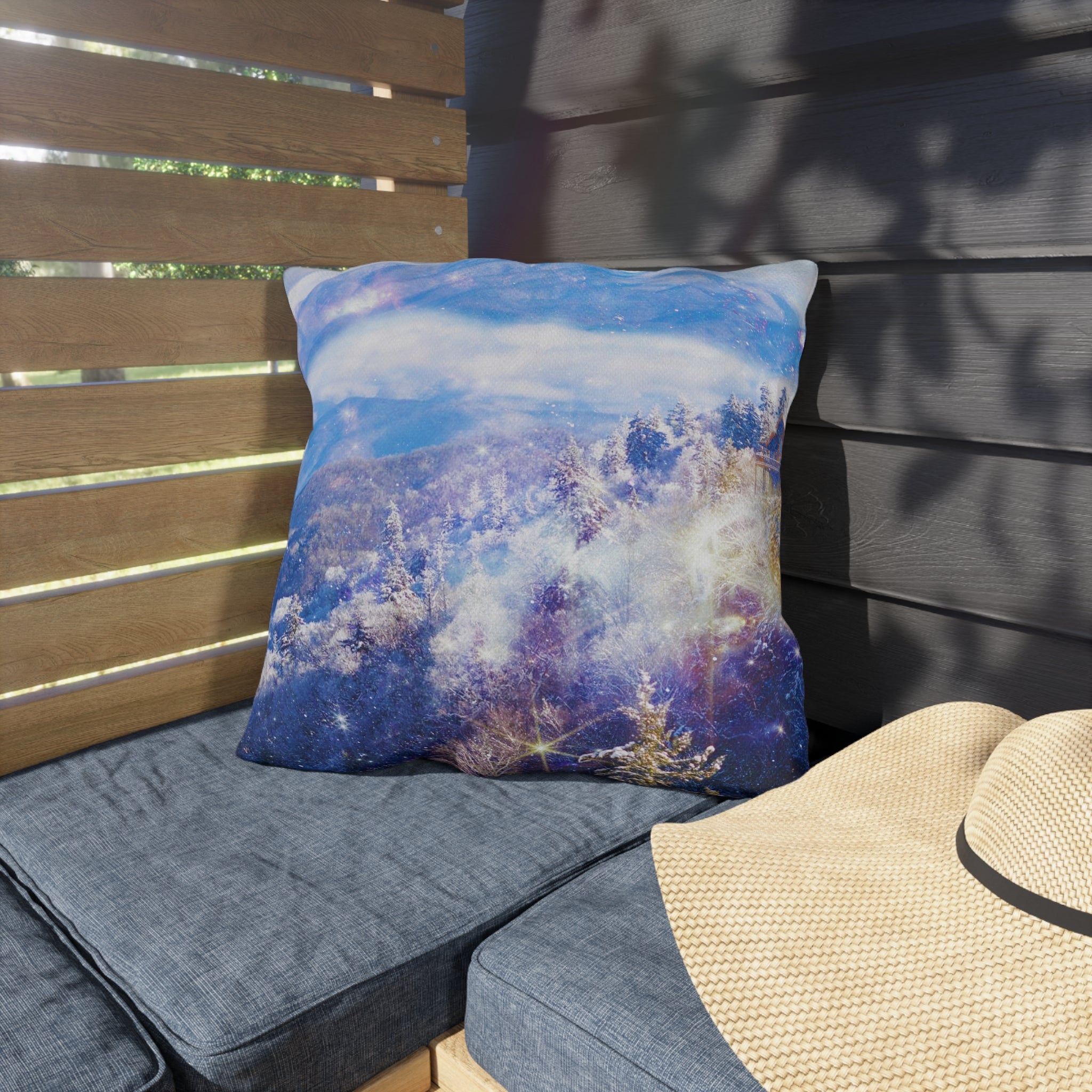 Katerina's Light a Way Smoky Mountain Dreams Outdoor Pillows