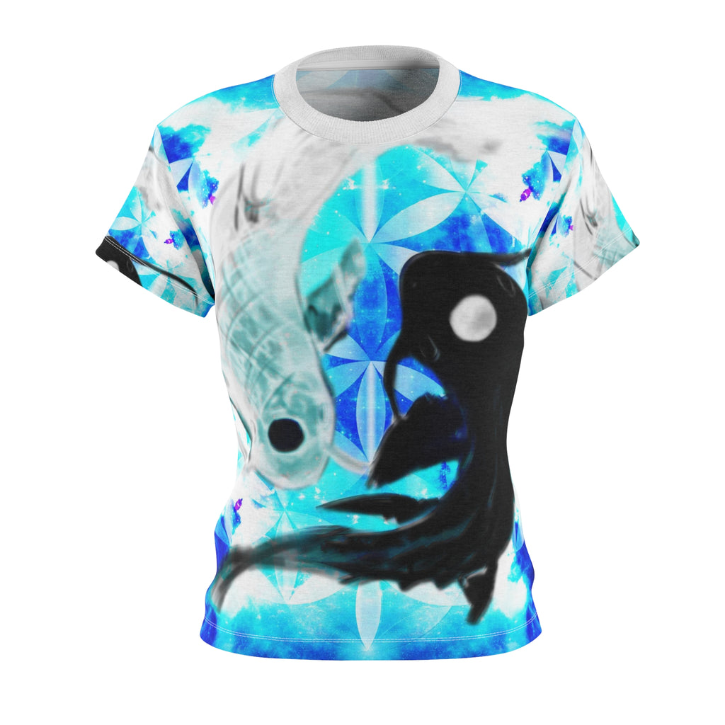 Amen Jin's Mandala of Dragon Fire Koi Meditations Women's Tee