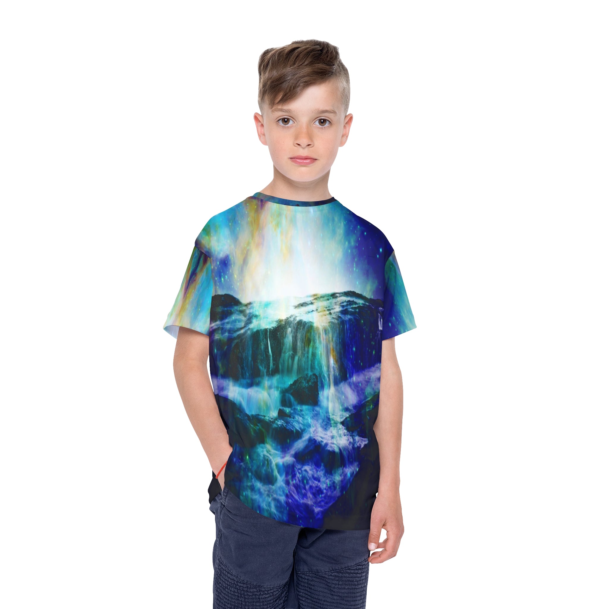 Cosmic Falls Dreams Kids Sports Jersey