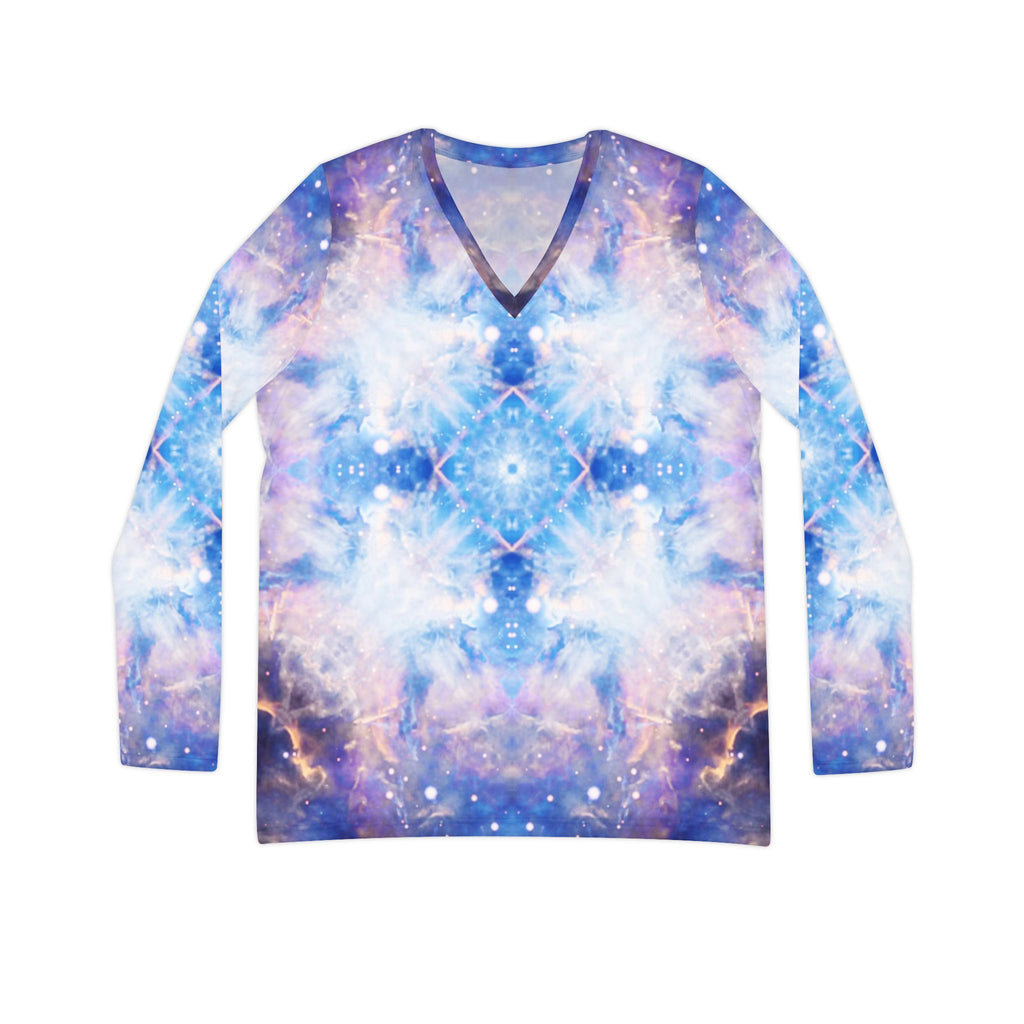 Katerina's Winterborn Desires Women's Long Sleeve V-neck Shirt
