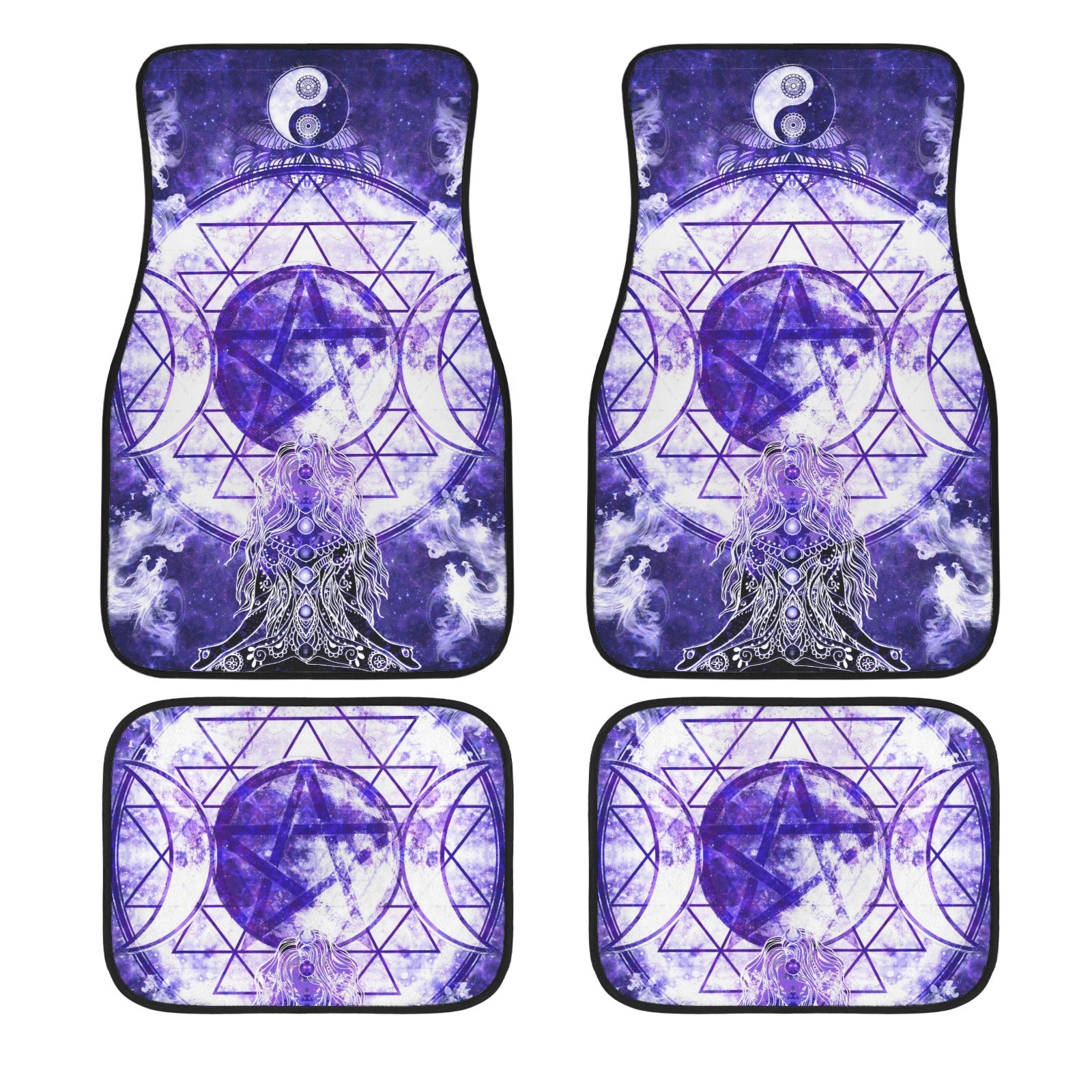 Katerina's Dragon's Eye Magical Awakening Meditations 4-Piece Car Floor Mats （Customized Separately）| Ships from USA