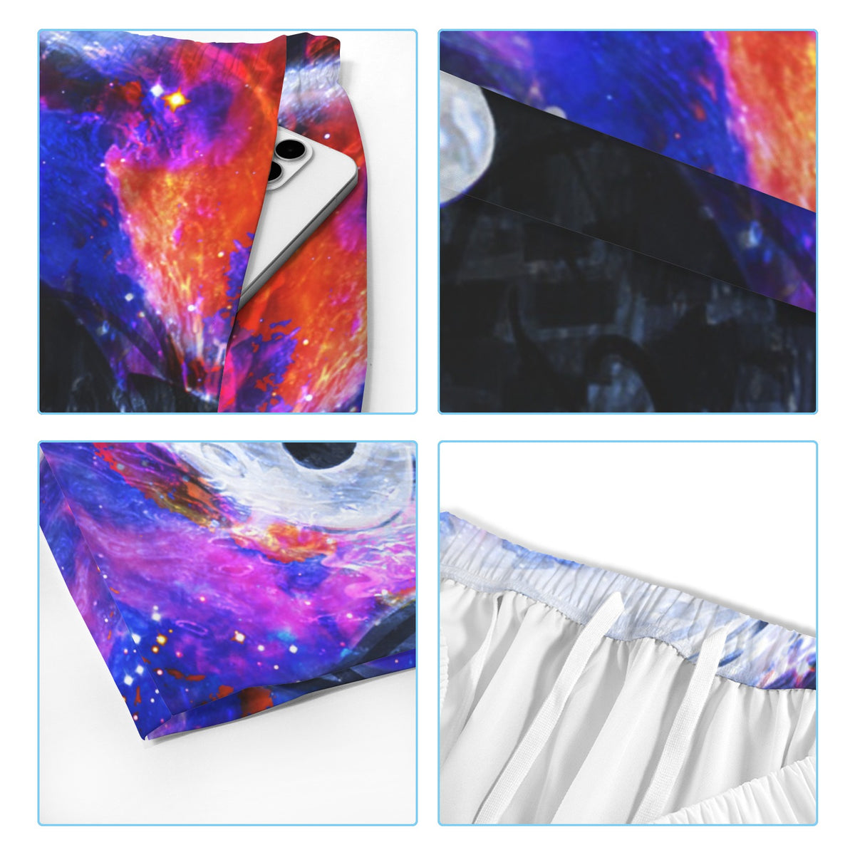 Katerina's Cassandra Koi Desires Men's All Over Print Beach Shorts (Sets 26) | Ships from USA