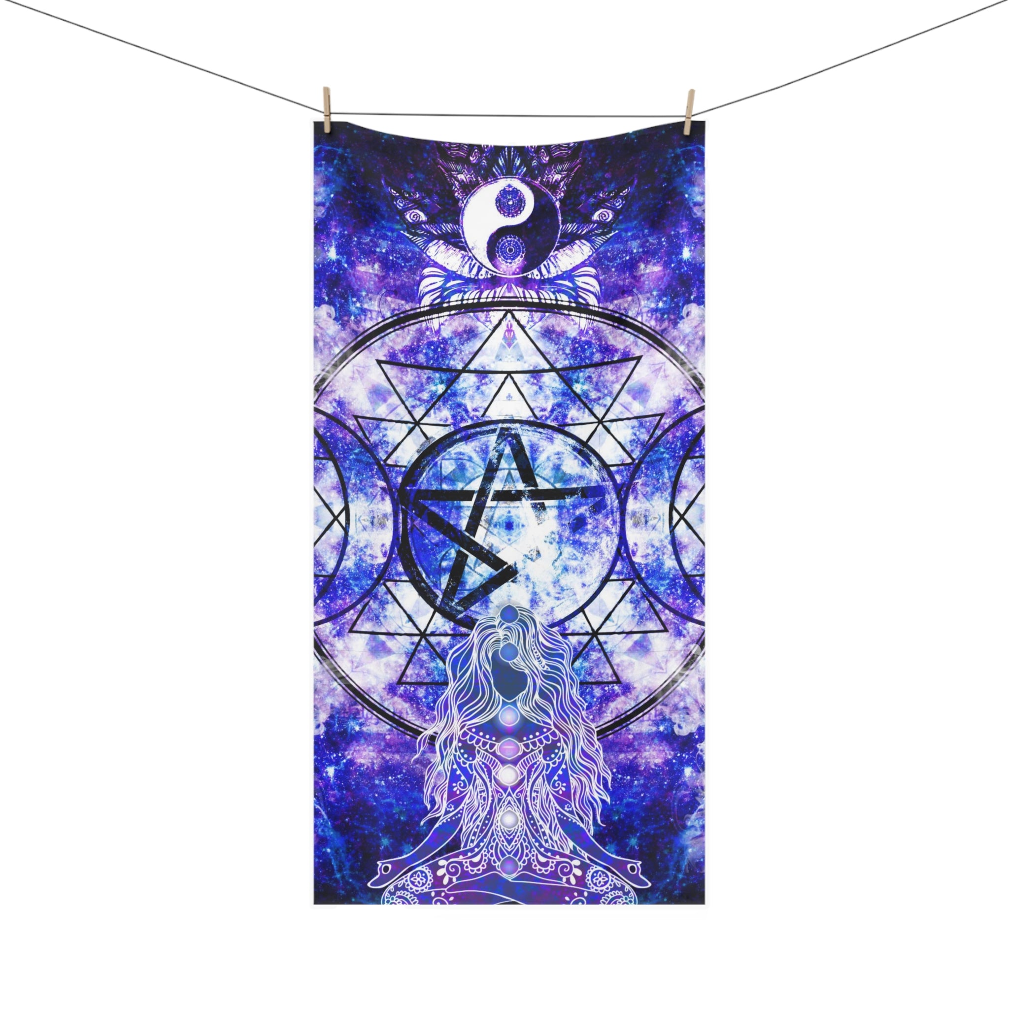 Amen Jin's Katerina’s Magical Dracularian Dragoness Awakening Meditations Towel