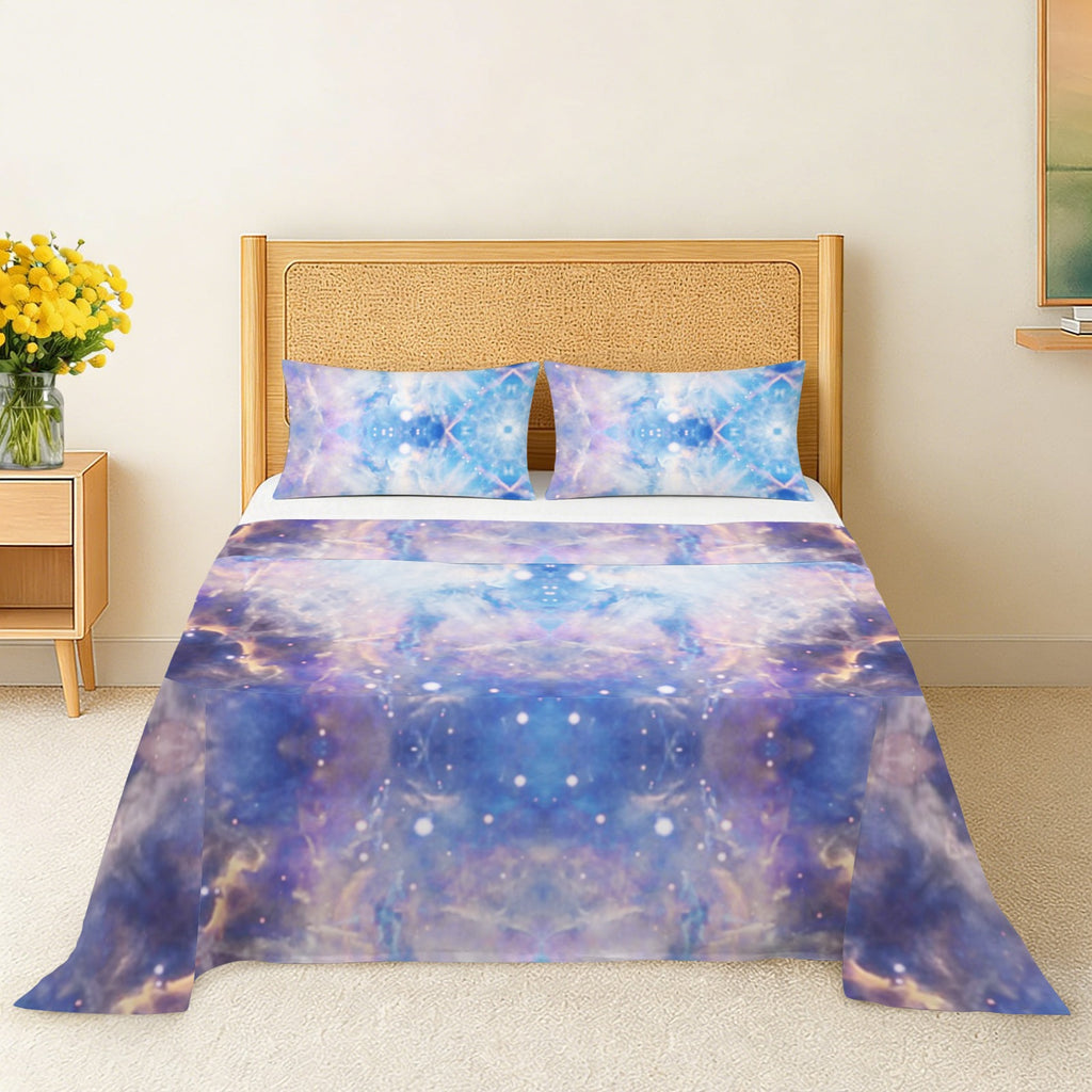 Katerina's Winterborn Desires 3-Piece Bedding Set (Bed Sheet + Pillowcases)  | Ships from USA