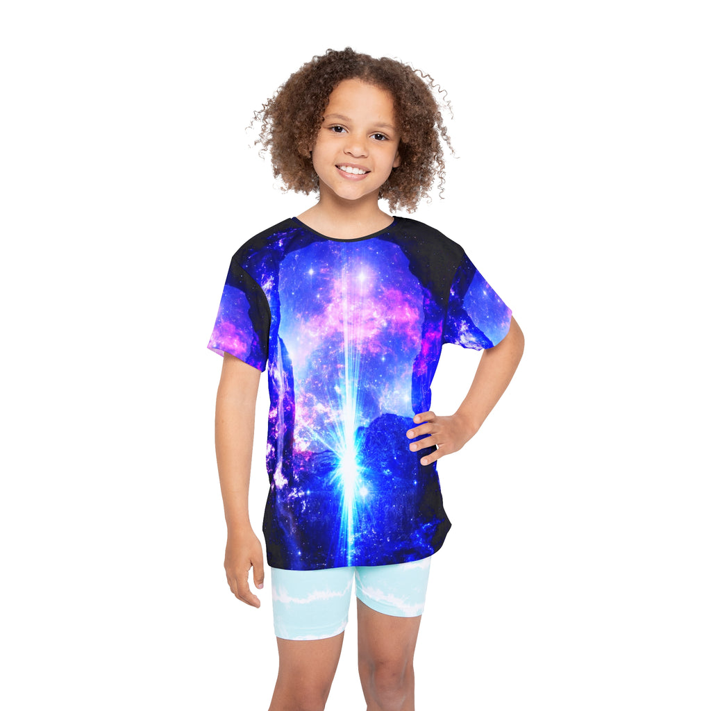 Iridescent Hideaway Mountain Dreams Kids Sports Jersey