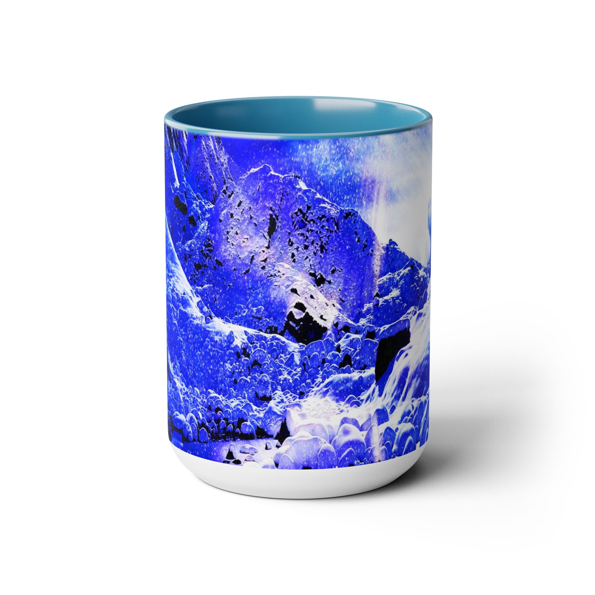 Yule Night Dreams Two-Tone Coffee Mugs, 15oz