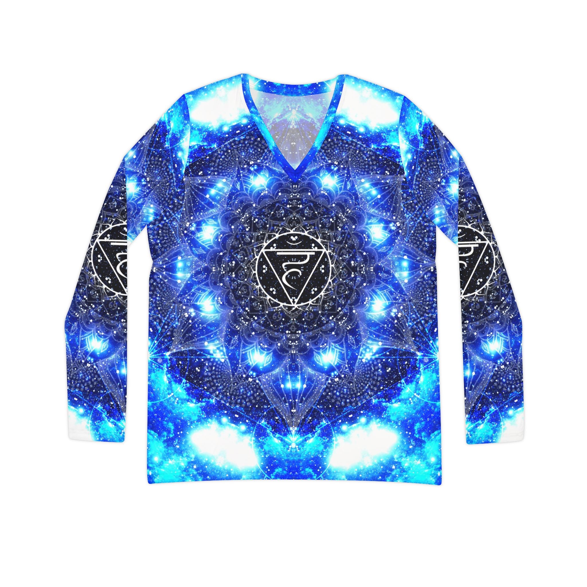 Vishuddi Meditations Long Sleeve V-neck Shirt