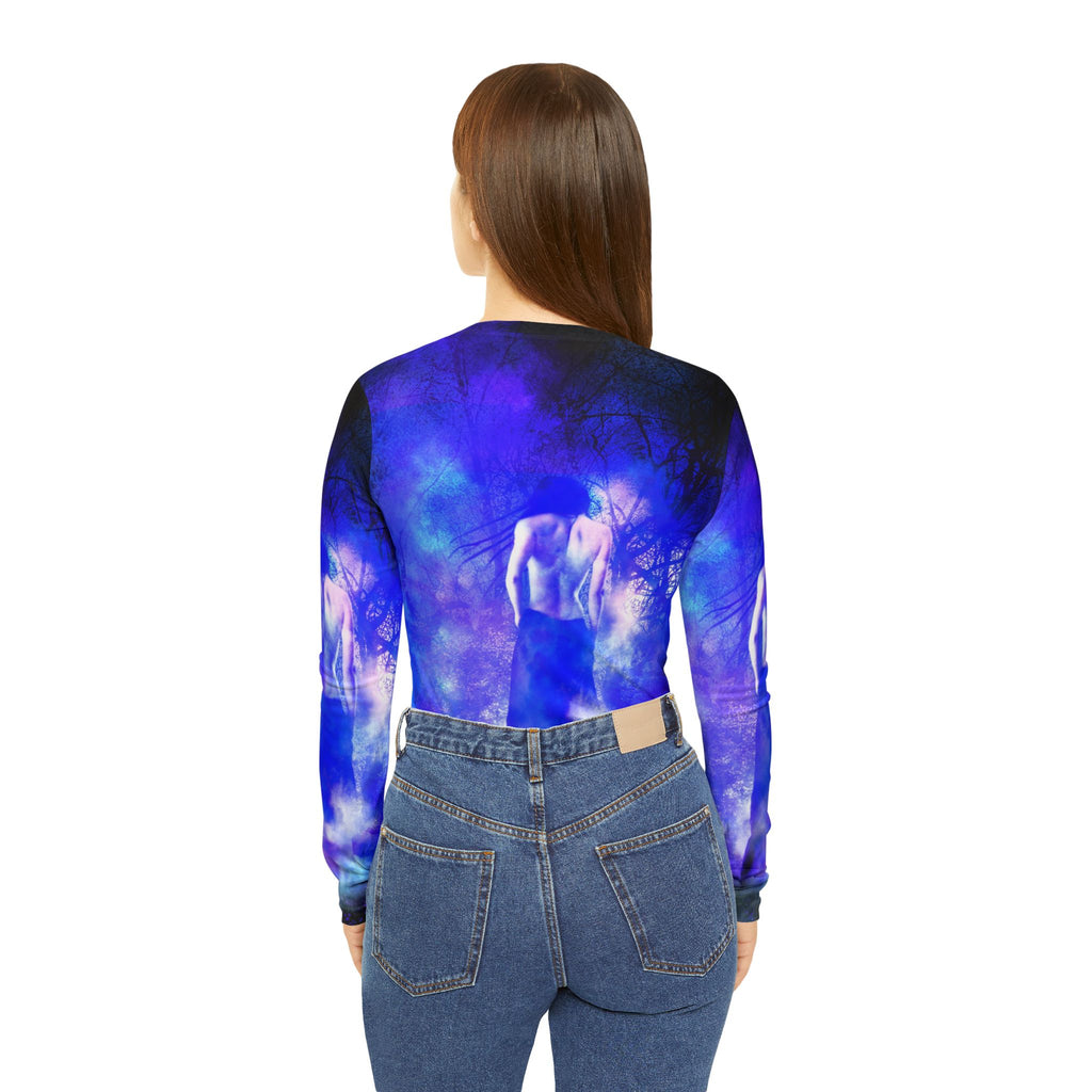 Katerina's Transylvanian Samhain Night Dreams Long Sleeve V-neck Shirt