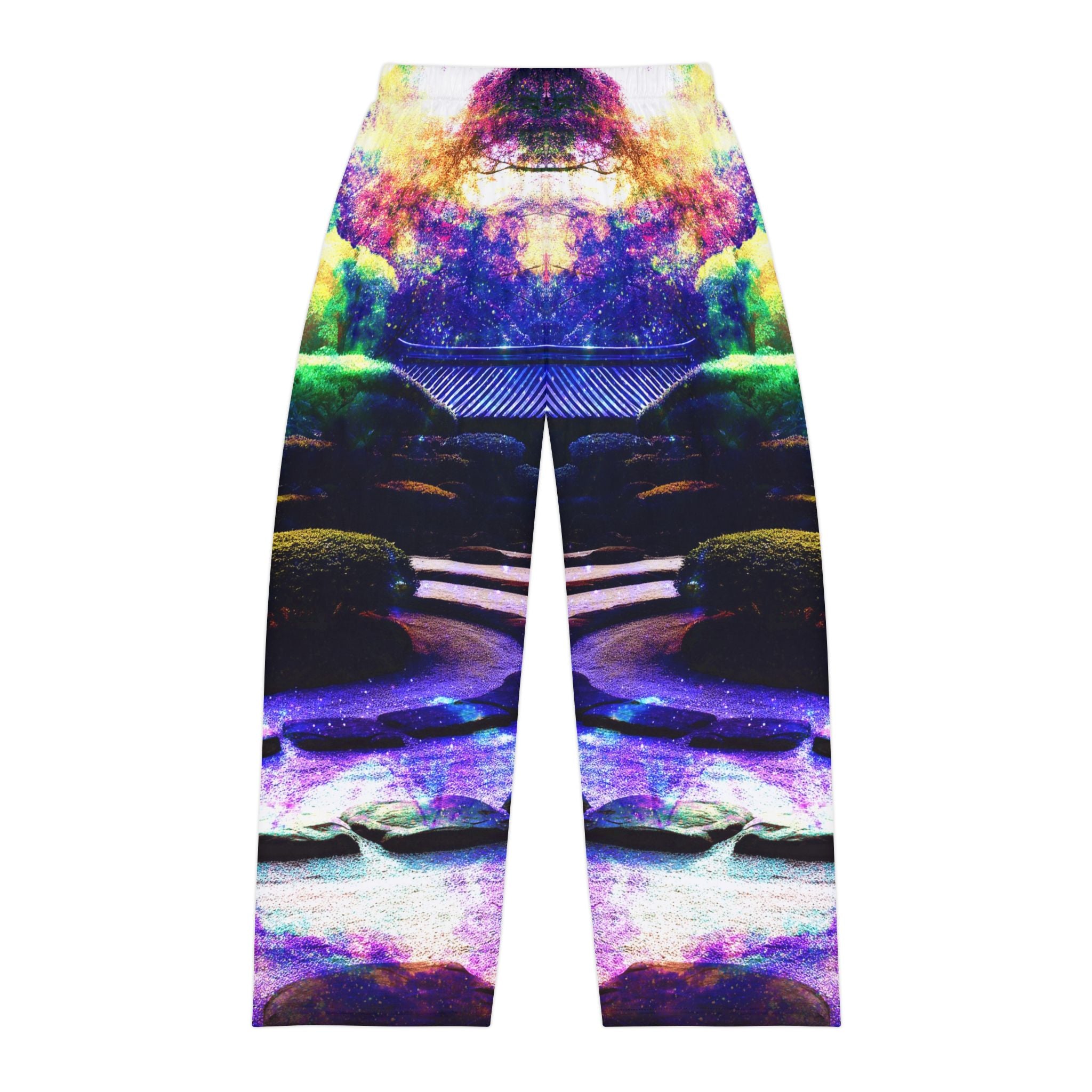 Spirited Marie Wide Awake Tranquil Garden Dreams Men's Pajama Pants