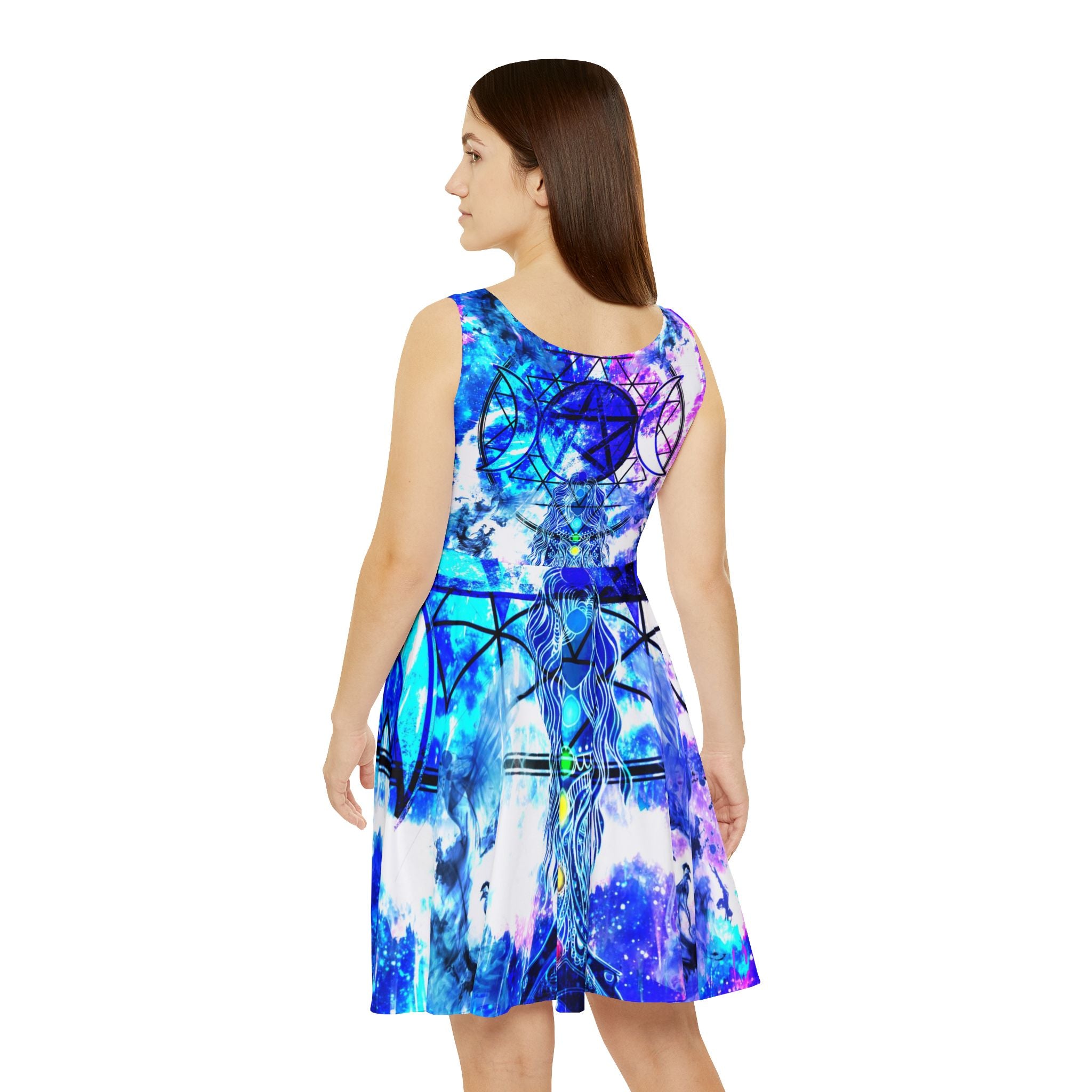 Creation's Magical Awakening Desires Meditations Women's Skater Dress