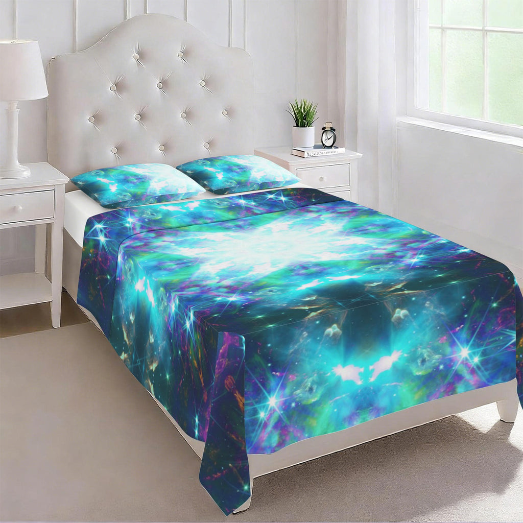 Katerina's Now & Forever Desires 3-Piece Bedding Set (Bed Sheet + Pillowcases)  | Ships from USA