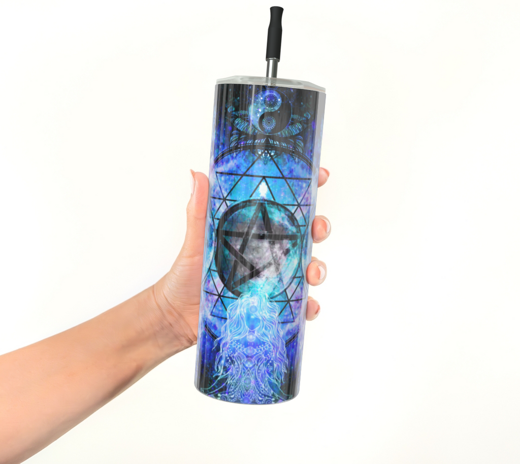 Amen Jin's Memories of Yesterday Magickal Awakening Meditations Stainless Steel Tumbler