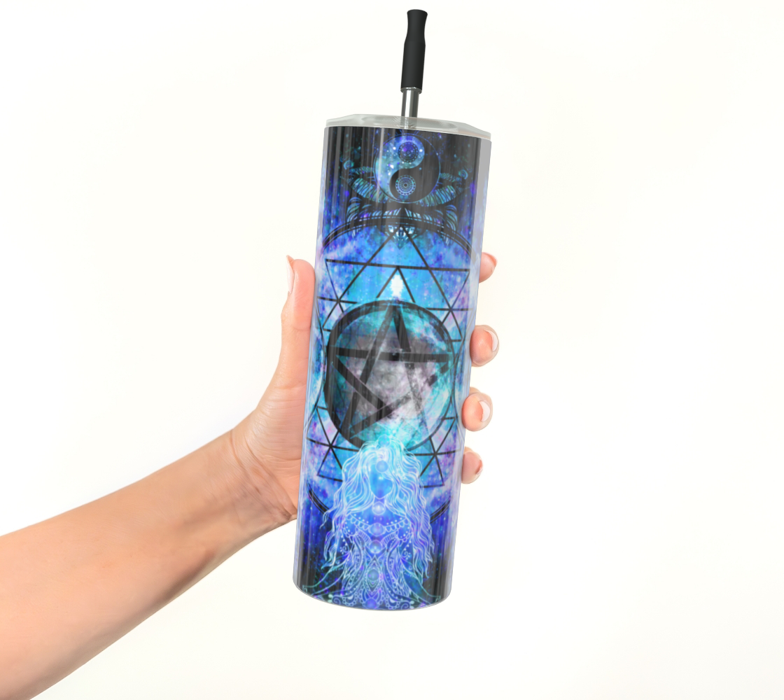 Amen Jin's Memories of Yesterday Magickal Awakening Meditations Stainless Steel Tumbler