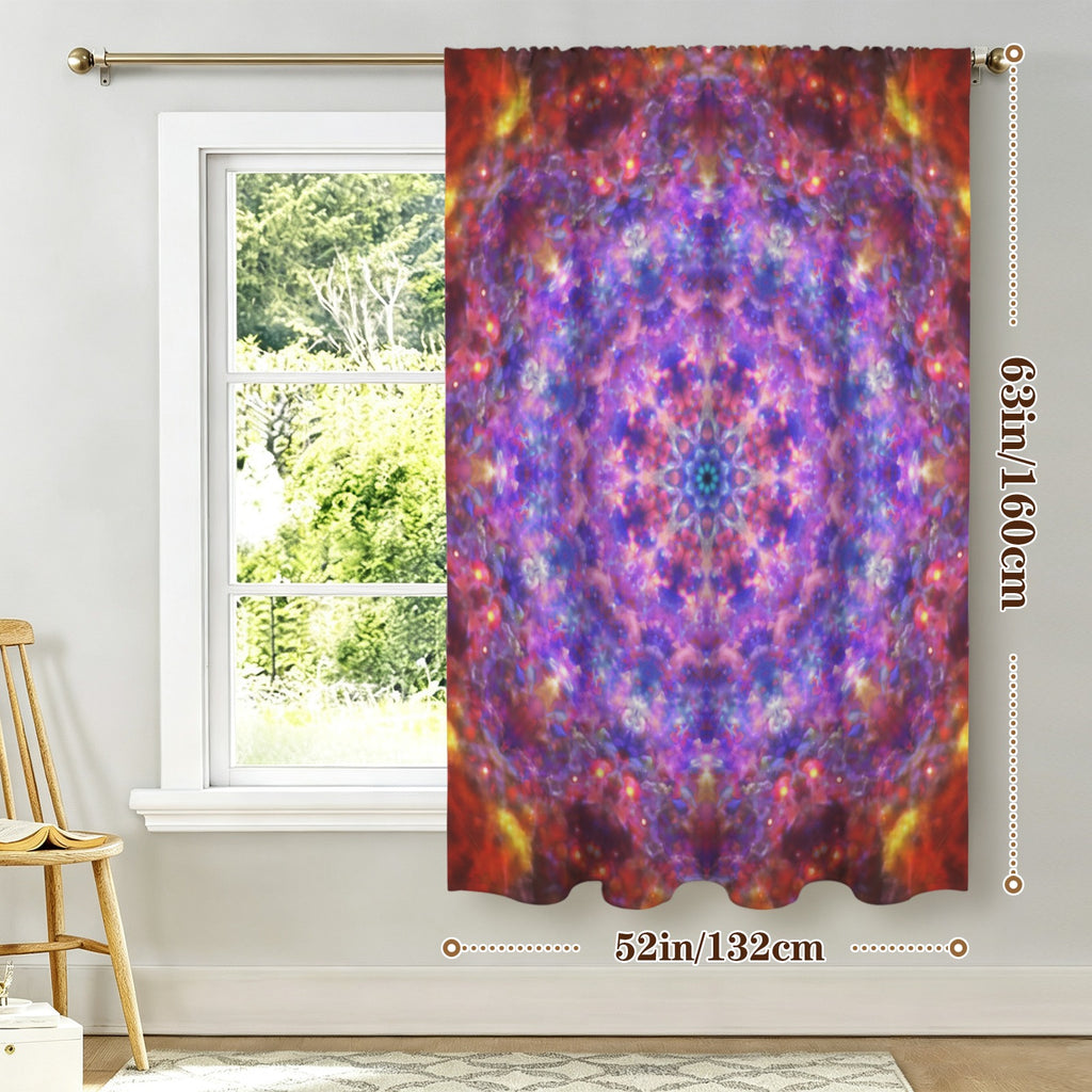 Katerina's Tears Desires Window Curtain 52" x 63" ( 1 Piece ) | Ships from USA