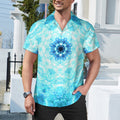 Amen Jin's all the White Horses Desires Cuban collar shirt