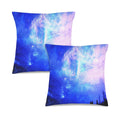 Starry Night Dreams Custom Pillow Cases 18" x 18" (2-Pack) | Ships from USA