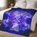 Katerina's Dragon's Eye Desires Buddha Meditations Sherpa Fleece Blanket 60" x 80" | Ships from USA