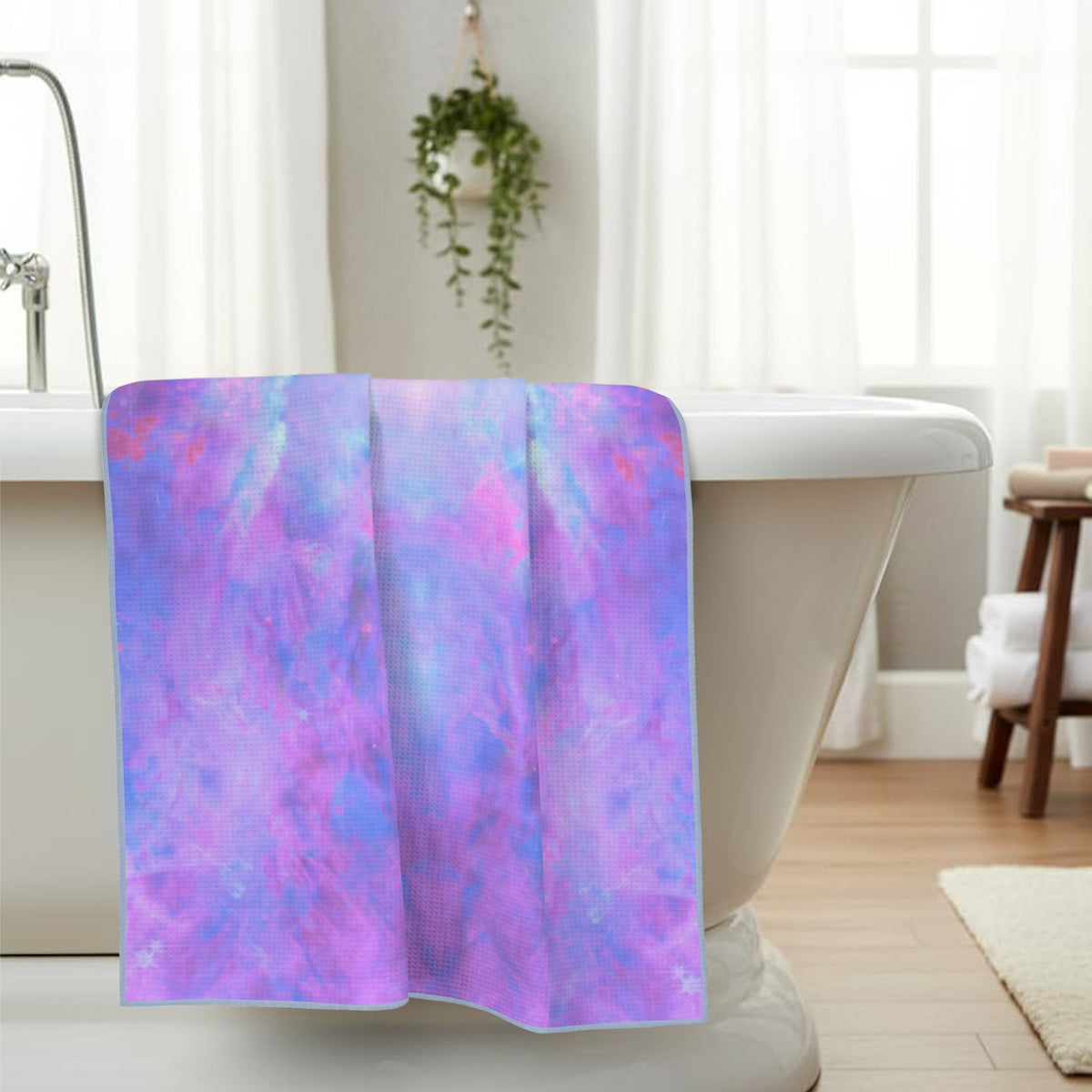 Katerina's Tomorrow Girl Desires Waffle Weave Bath Towel 29" x 58" | Ships from USA