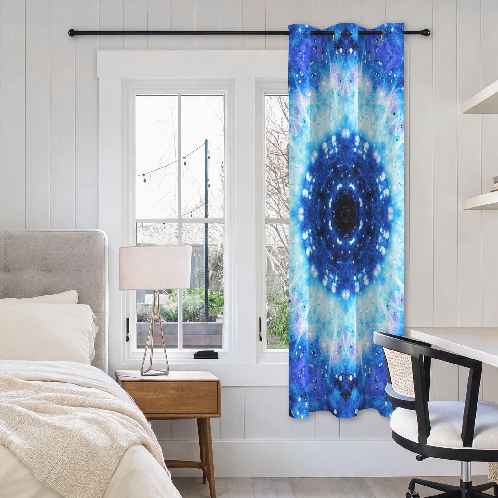 Katerina's Noel Nouvelette Desires Grommet Curtain 42" x 63" ( 1 Piece ) | Ships from USA