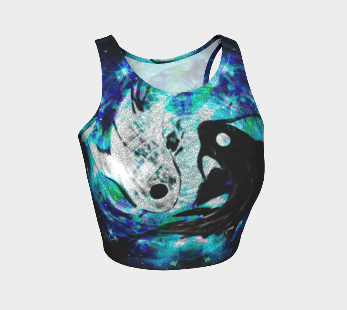 Katerina's Now and Forever Koi Desires Athletic Crop Top