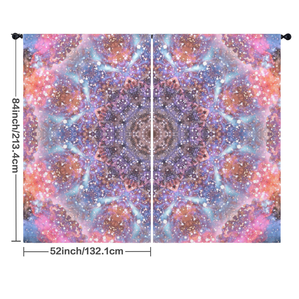 Katerina's Fiesta Desires Floor-To-Ceiling Curtain 52x84inch | Ships from USA